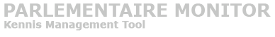 Parlementaire monitor; Kennis Management Tool