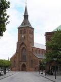 Kerk in Odense, Denemarken