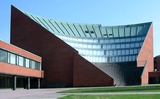 Helsinki Universiteit van Technology, aula van het hoofdgebouw in Espoo, Finland.