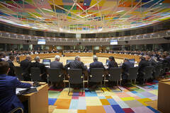 ECOFIN-vergadering in Europagebouw