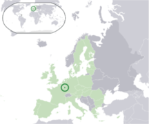 Luxemburg op de kaart