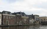 Huizen langs de Oude Rijn
