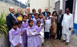Peter van Dalen ontmoet familie van Asia Bibi in Pakistan