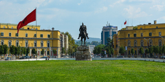 Skanderbeg square tirana 2016